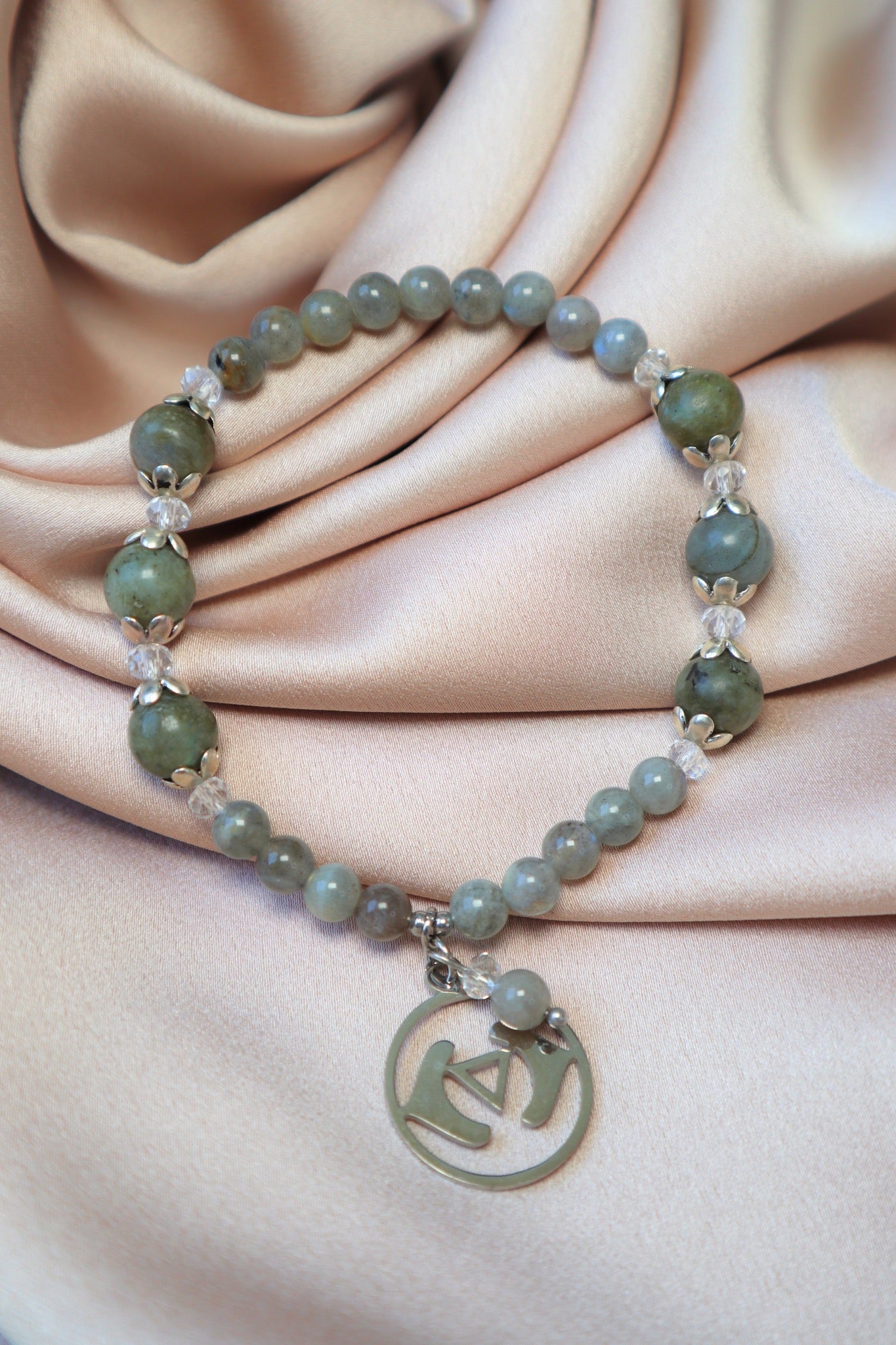 Labradorit armband - AJNA - tredje ögat chakra